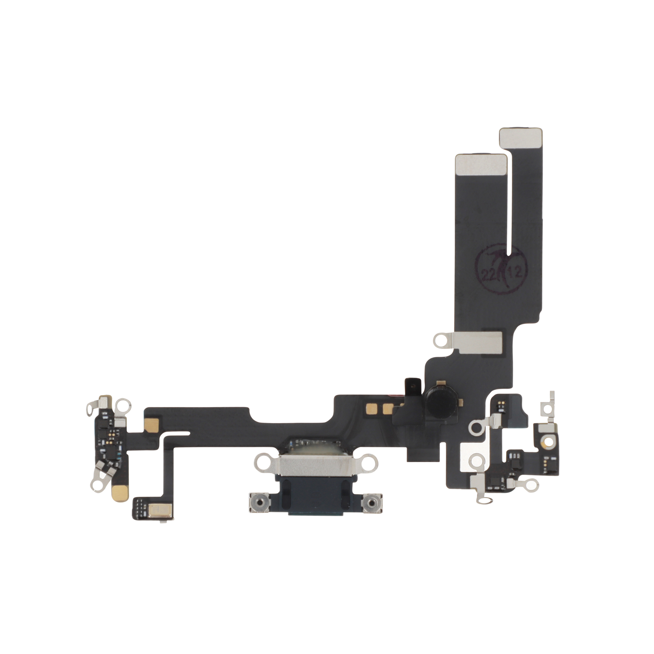 3701569328617-0000 Flex do Conector de Carga para iPhone 14 Preto - OEM ReLife - Image 1