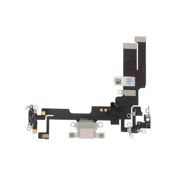 Flex do Conector de Carga Branco para iPhone 14 - OEM ReLife