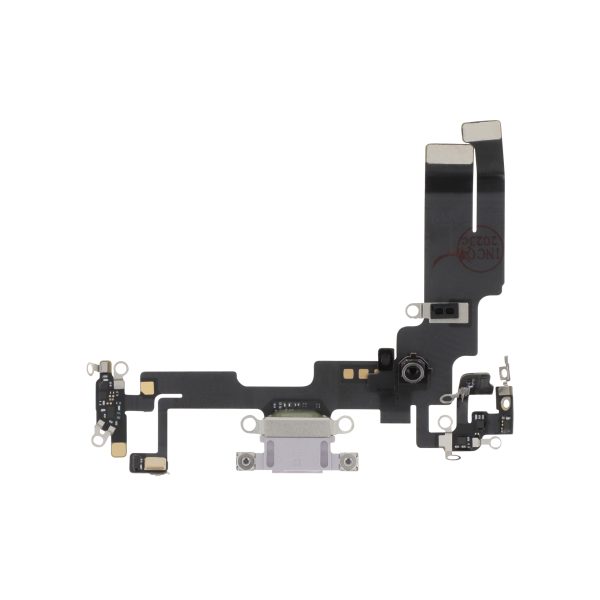 Flex do Conector de Carga Roxo para iPhone 14 - OEM ReLife