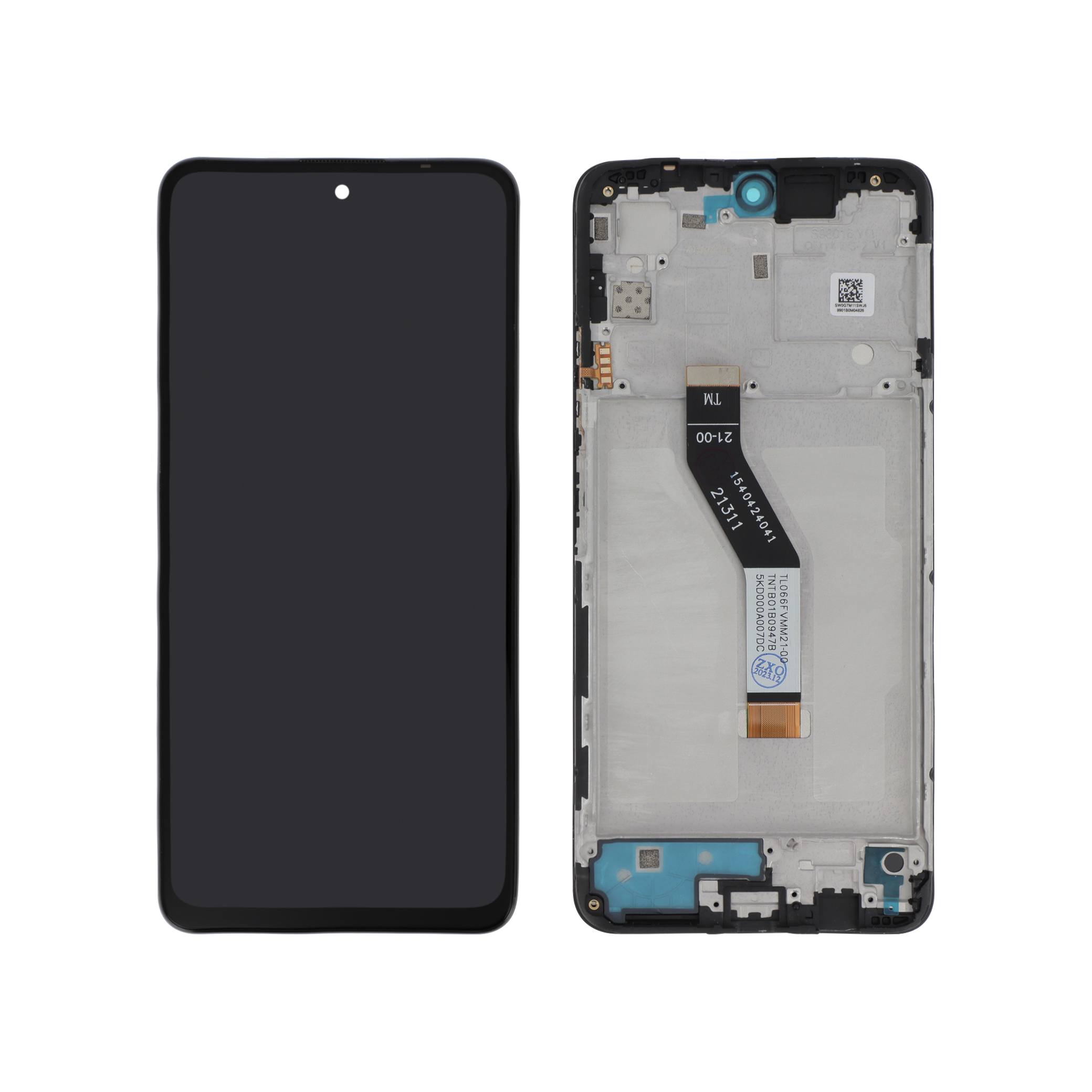 3701569332706-0000 Ecrã Display para Xiaomi Redmi Note 11s 5G (Preto) (Com Frame) - Image 1