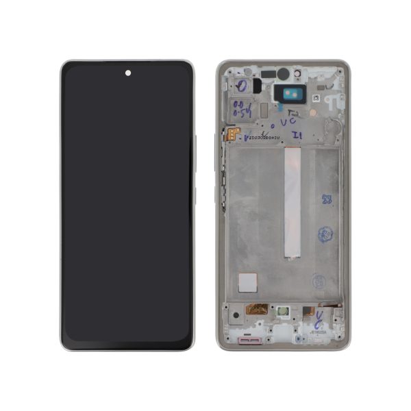 Ecrã Display OLED Branco para Samsung Galaxy A53 5G (A536B) (Com Frame)