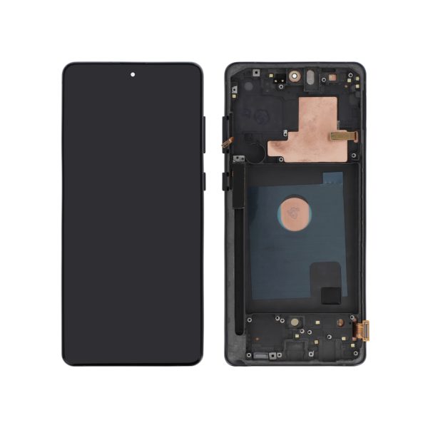 Ecrã Display Preto para Samsung Galaxy Note 10 Lite (N770F) (Com Frame)