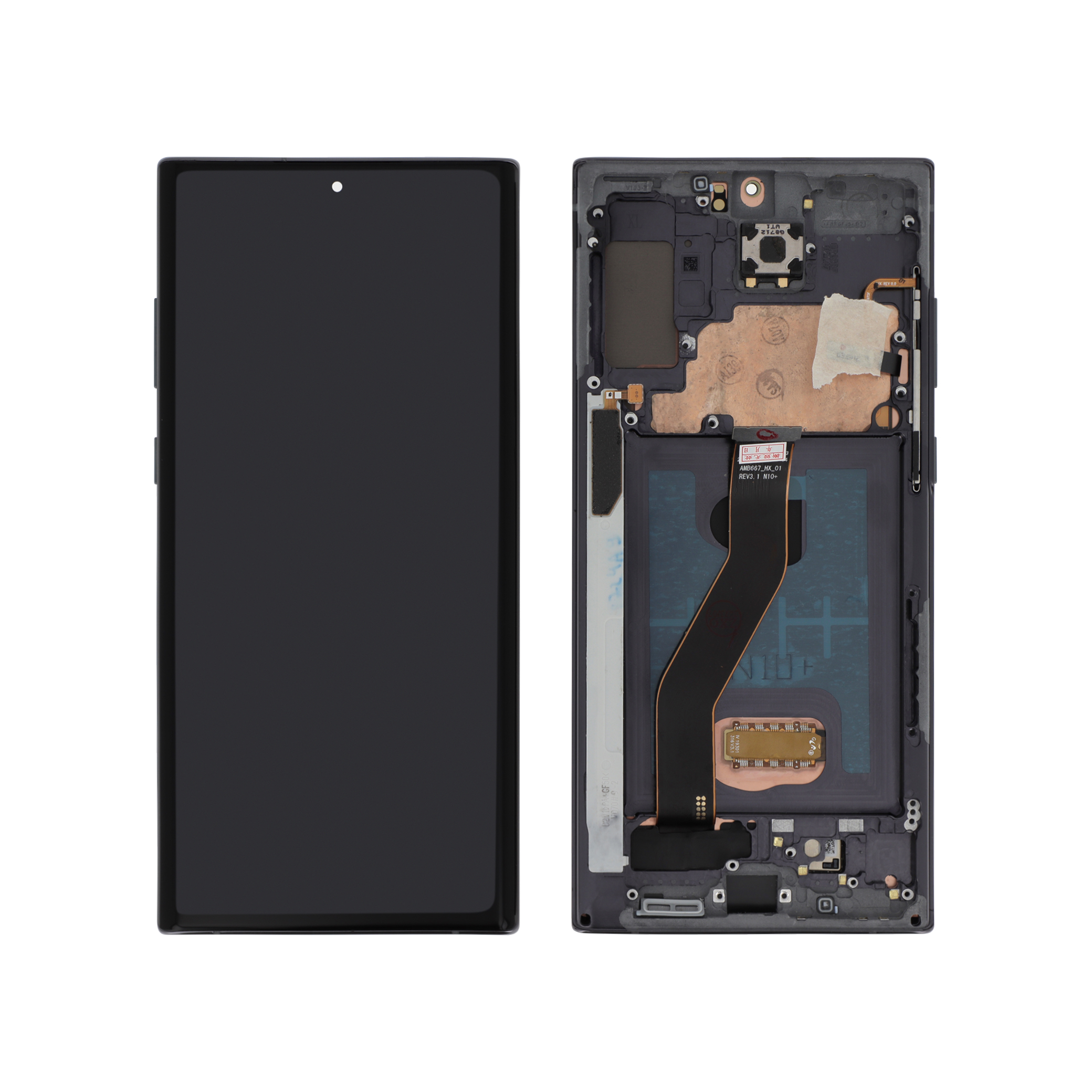 3701569345737-0000 Ecrã Display Preto OLED para Samsung Galaxy Note 10+ (N975F/N976B) - Compatível - Com Frame - Image 1