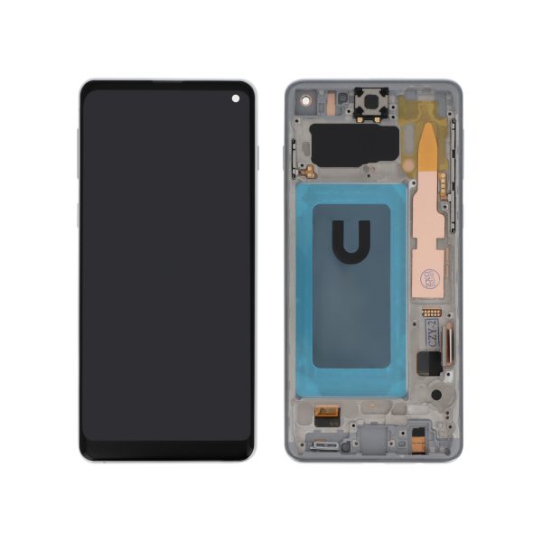 Ecrã Display Branco para Samsung Galaxy S10 (G973F)