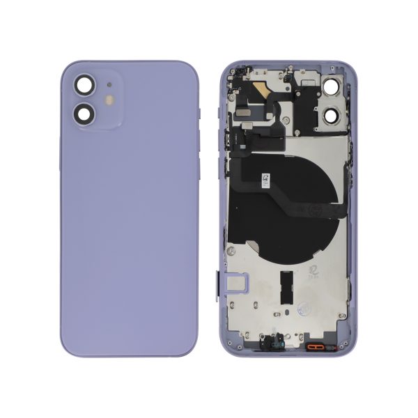Tampa Traseira completa para iPhone 12 roxa