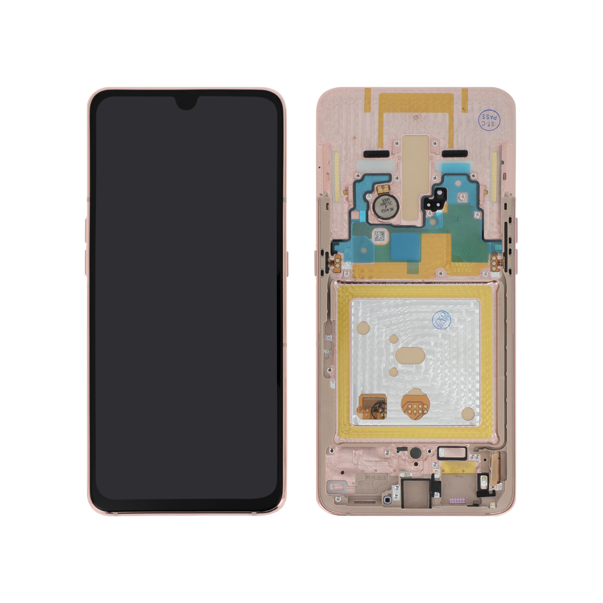3701569360907-0000 Ecrã Display Completo OLED Dourado para Samsung Galaxy A80 (A805F) - Image 1