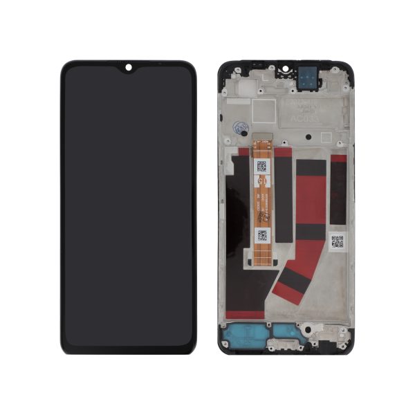Ecrã Display Preto para Oppo A57s (Com Frame) - OEM ReLife