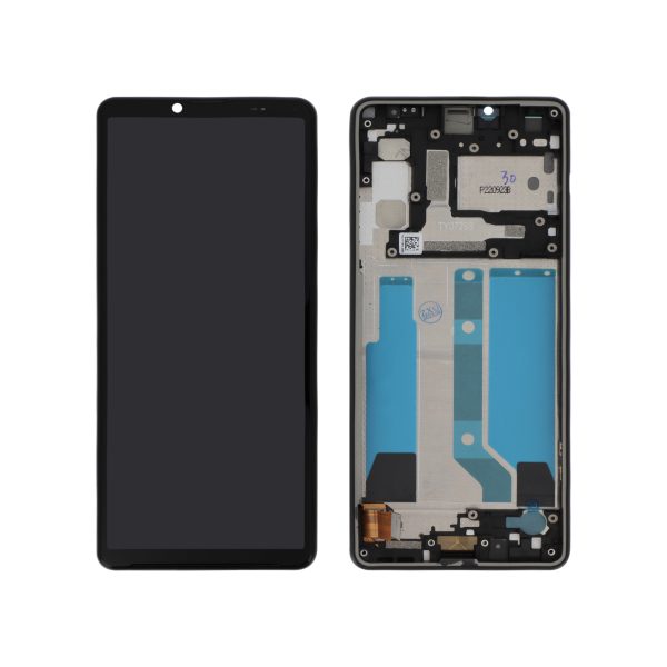 Ecrã Display Preto para Sony Xperia 10 IV (Com Frame) - Compatível - XPR10IV-ECN@