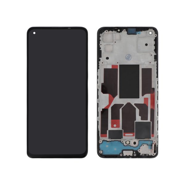 Ecrã Display para OnePlus Nord CE 5G Preto (Com Frame) - OEM ReLife