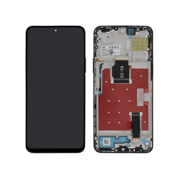 Ecrã Display Preto para Honor 90 Lite (Com Frame) - Compatível