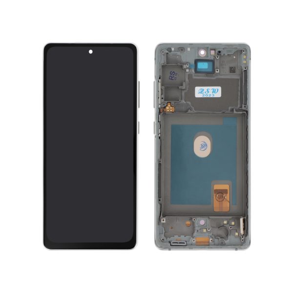 Ecrã Display completo branco OLED para Samsung Galaxy S20 FE (G780F/G781B) - Compatível