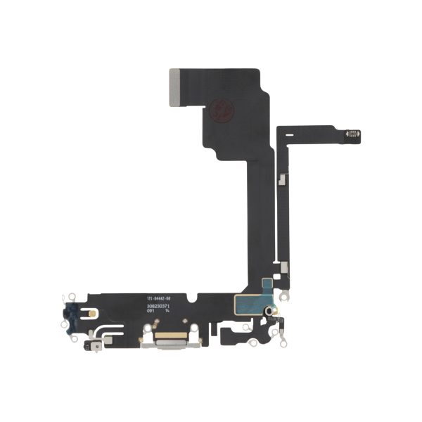 Flex do Conector de Carga para iPhone 15 Pro Max Branco Titânio - OEM ReLife