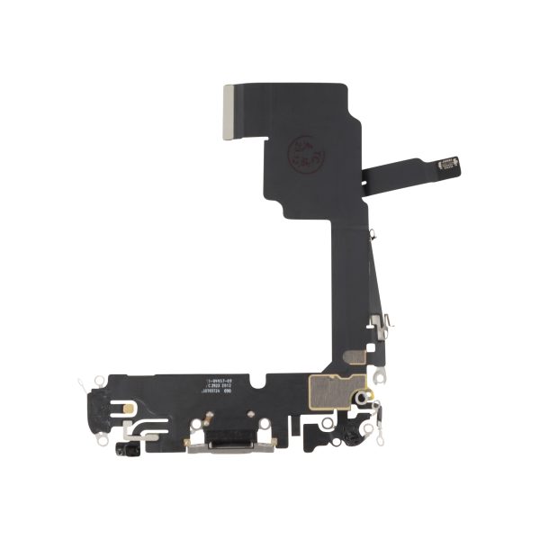 Flex do Conector de Carga Natural Titânio para iPhone 15 Pro - OEM ReLife