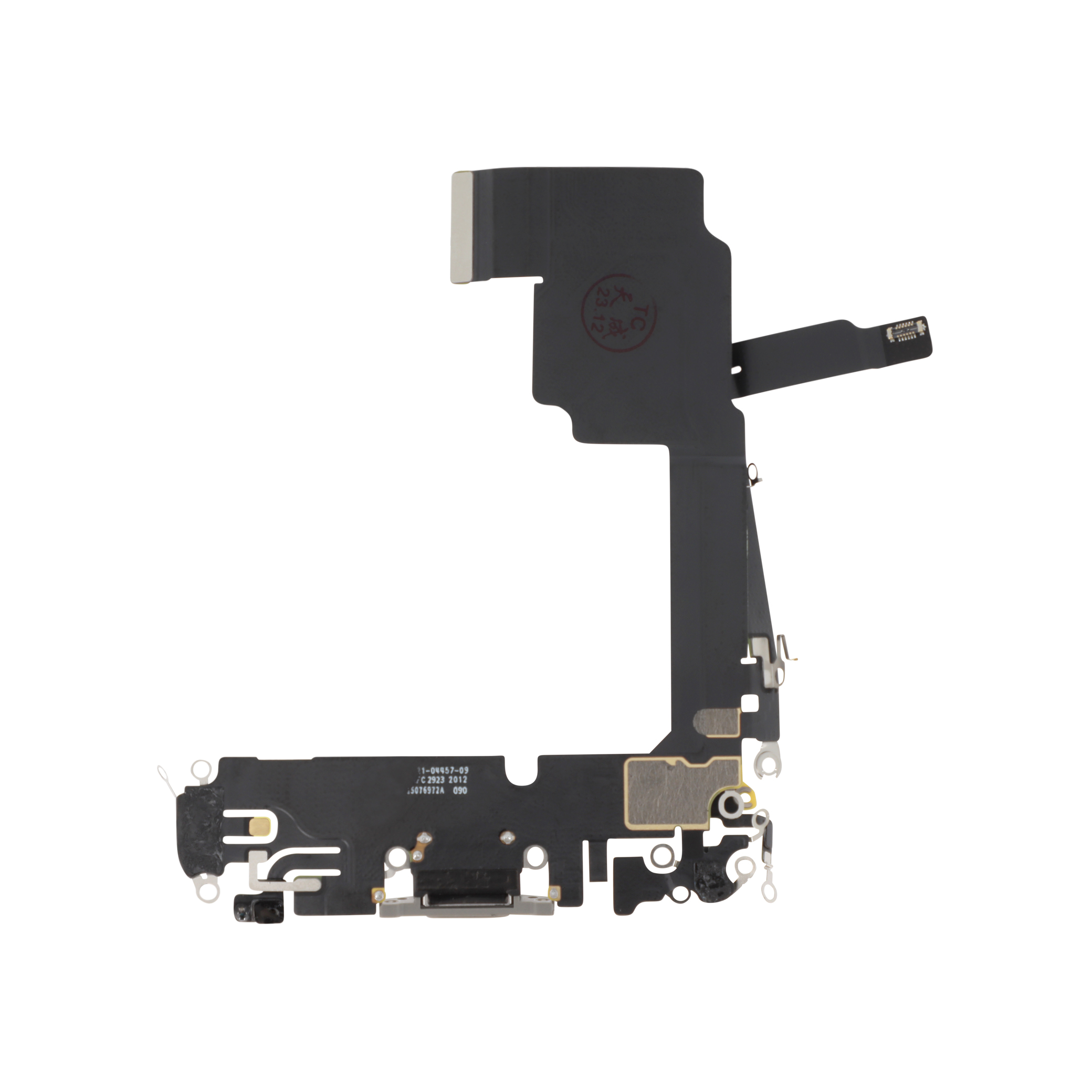 3701569391222-0000 Flex do Conector de Carga Natural Titânio para iPhone 15 Pro - OEM ReLife - Image 1