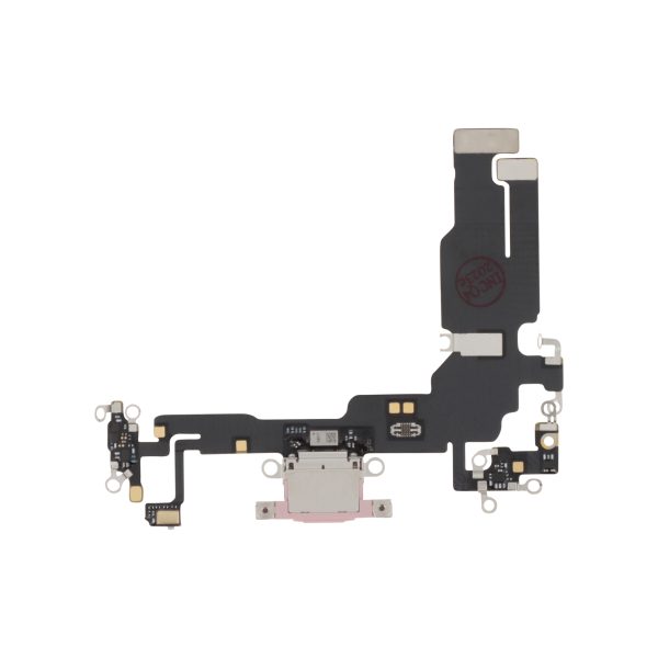 Flex do Conector de Carga para iPhone 15 Rosa - OEM ReLife