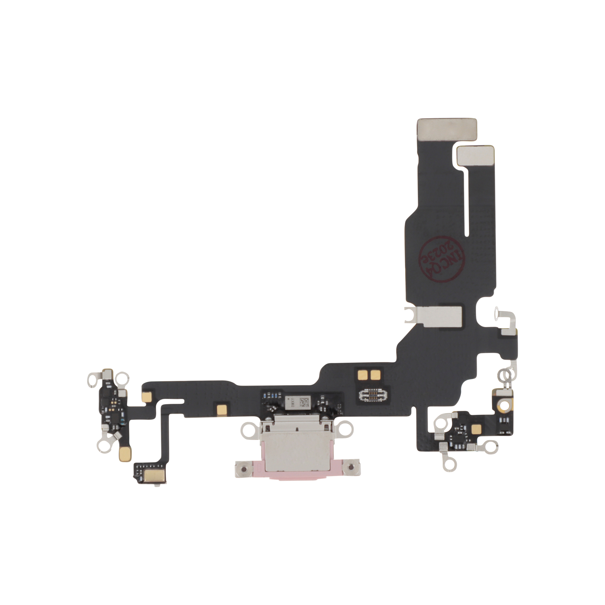 3701569391543-0000 Flex do Conector de Carga para iPhone 15 Rosa - OEM ReLife - Image 1