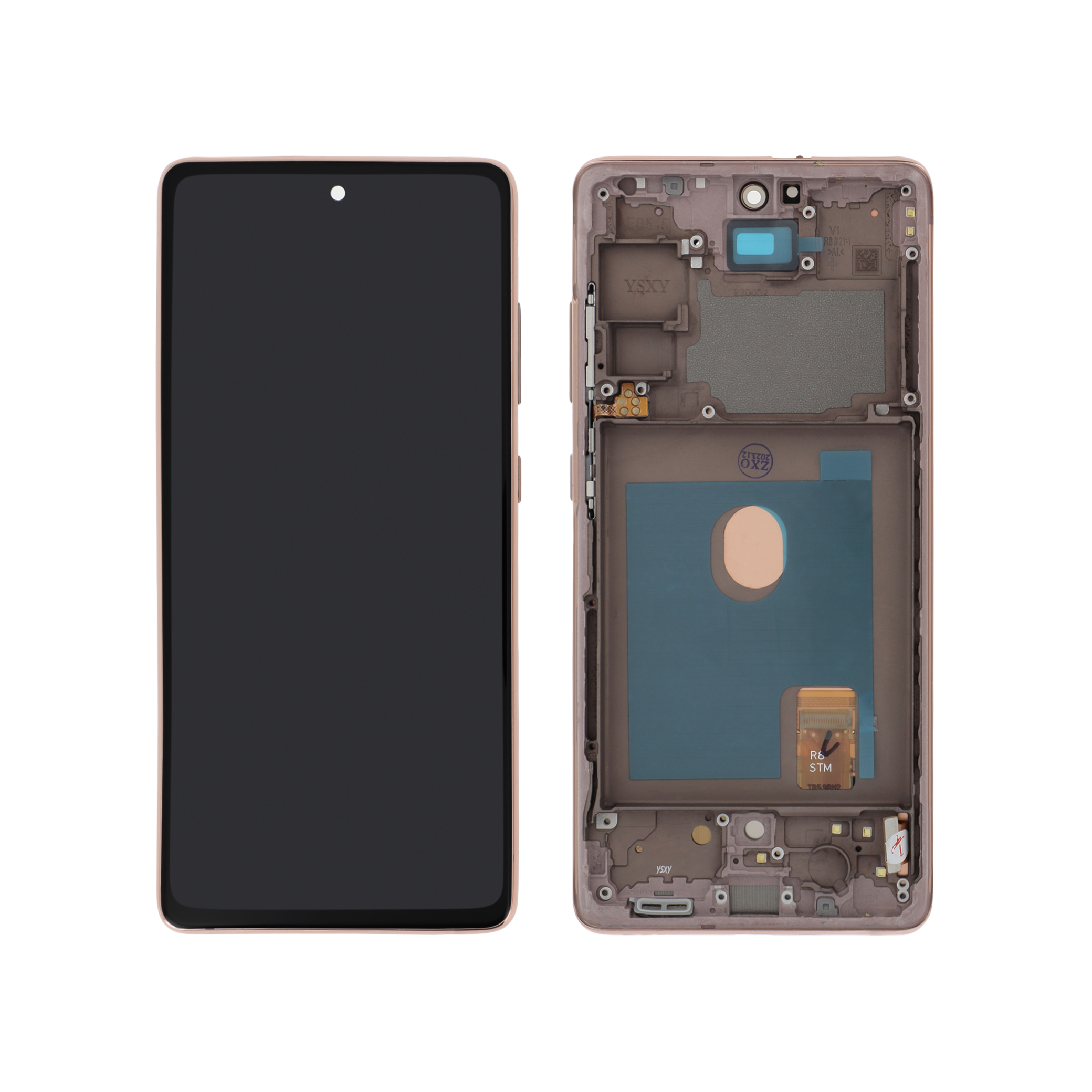 3701569393646-0000 Ecrã Display Laranja para Samsung Galaxy S20 FE (G780F/G781B) Com Frame - OEM ReLife - Image 1