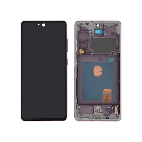 Ecrã Display Samsung para Galaxy S20 FE 4G/5G (G780F/G781B) Roxo (Com Frame) - OEM ReLife