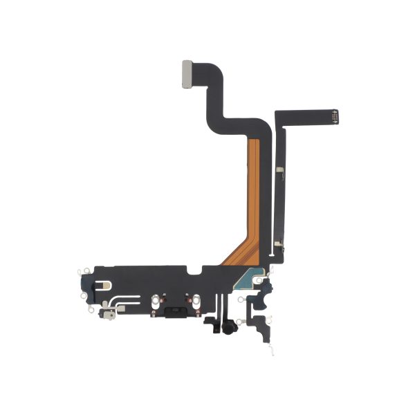 Flex do Conector de Carga para iPhone 14 Pro Max Cinzento Sideral