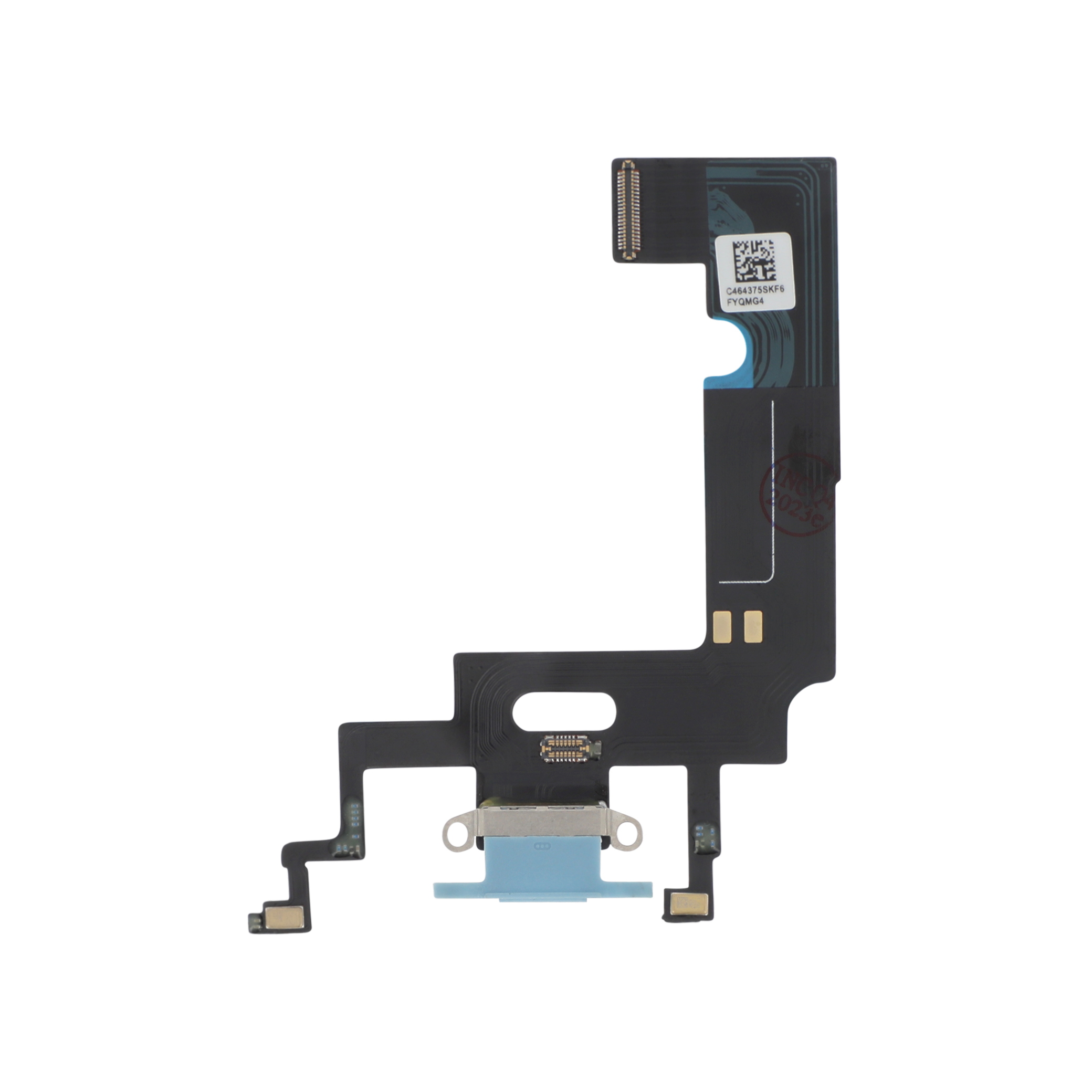 3701569394445-0000 Flex do Conector de Carga para iPhone XR Azul - Image 1