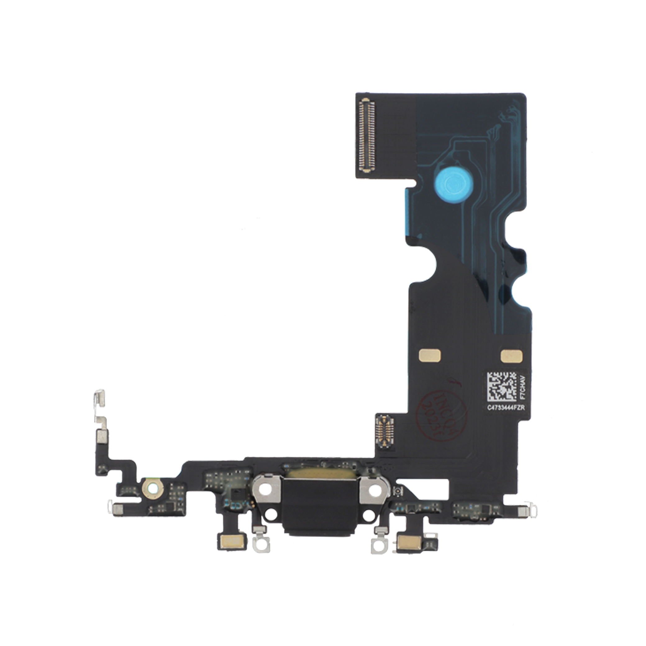 3701569394551-0000 Flex do Conector de Carga para iPhone SE (2.ª gén) Preto - Image 1