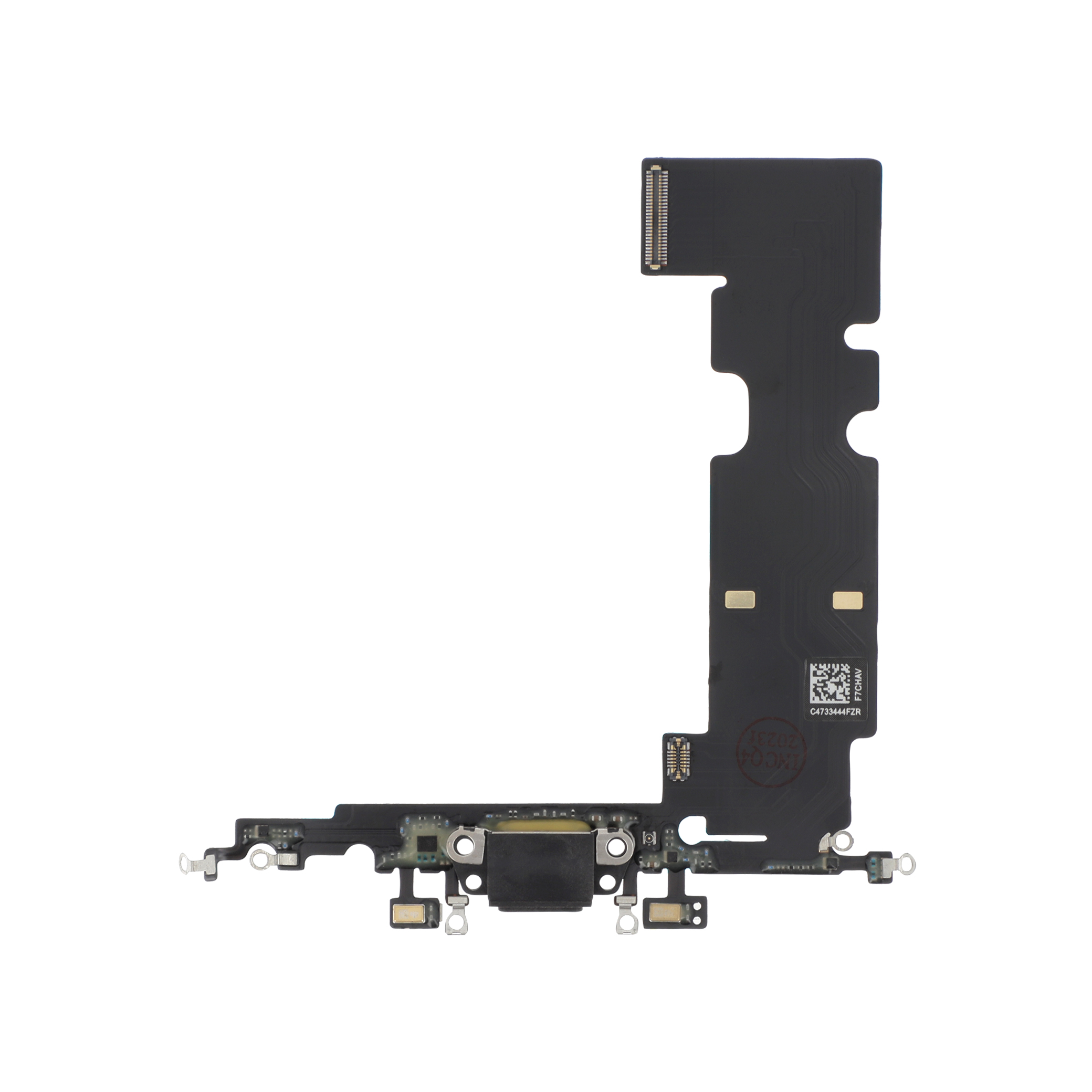 3701569394582-0000 Flex do Conector de Carga para iPhone 8 Plus - Preto - Image 1