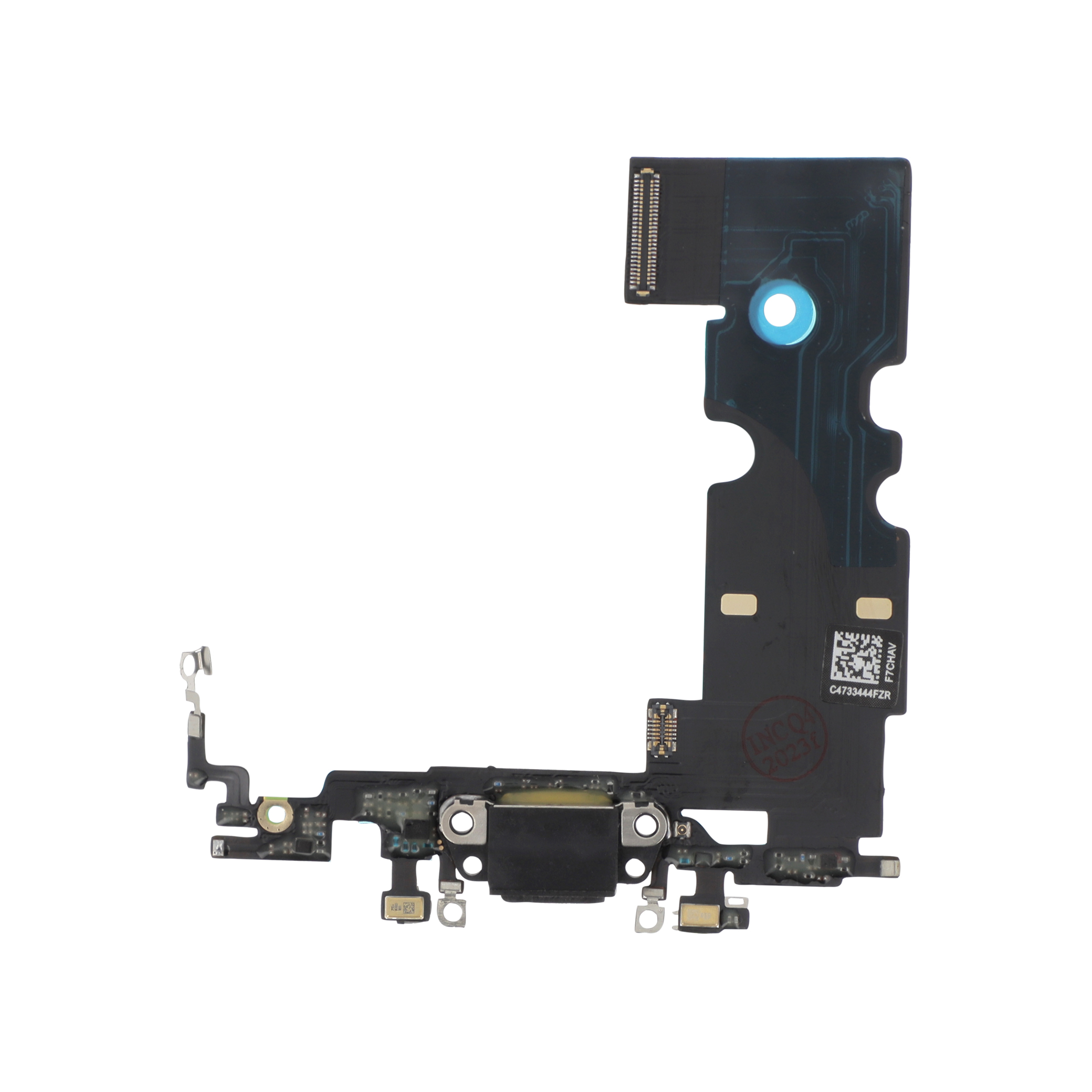 3701569394605-0001 Flex do Conector de Carga para iPhone 8 Preto - Image 1