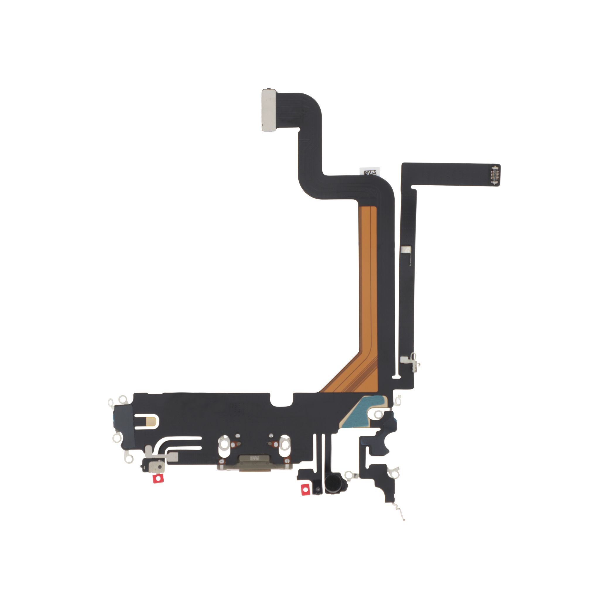 3701569394636-0000 Flex do Conector de Carga para iPhone 14 Pro Max - Dourado - Image 1