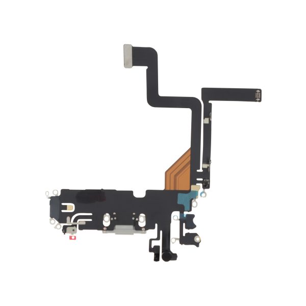 Flex do Conector de Carga Prateado para iPhone 14 Pro