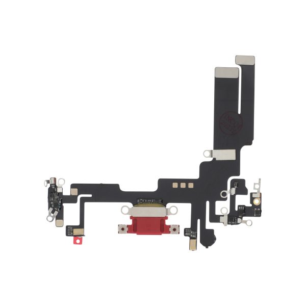 Flex do Conector de Carga Vermelho para iPhone 14