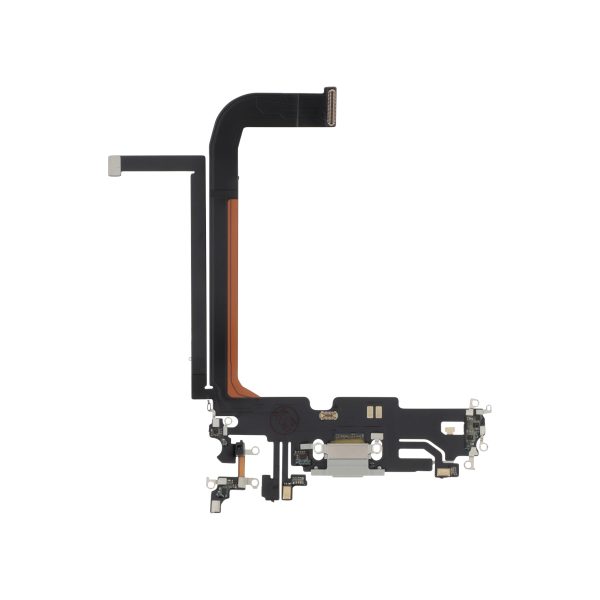 Flex / Placa de carga para iPhone 13 Pro Max — Prateado