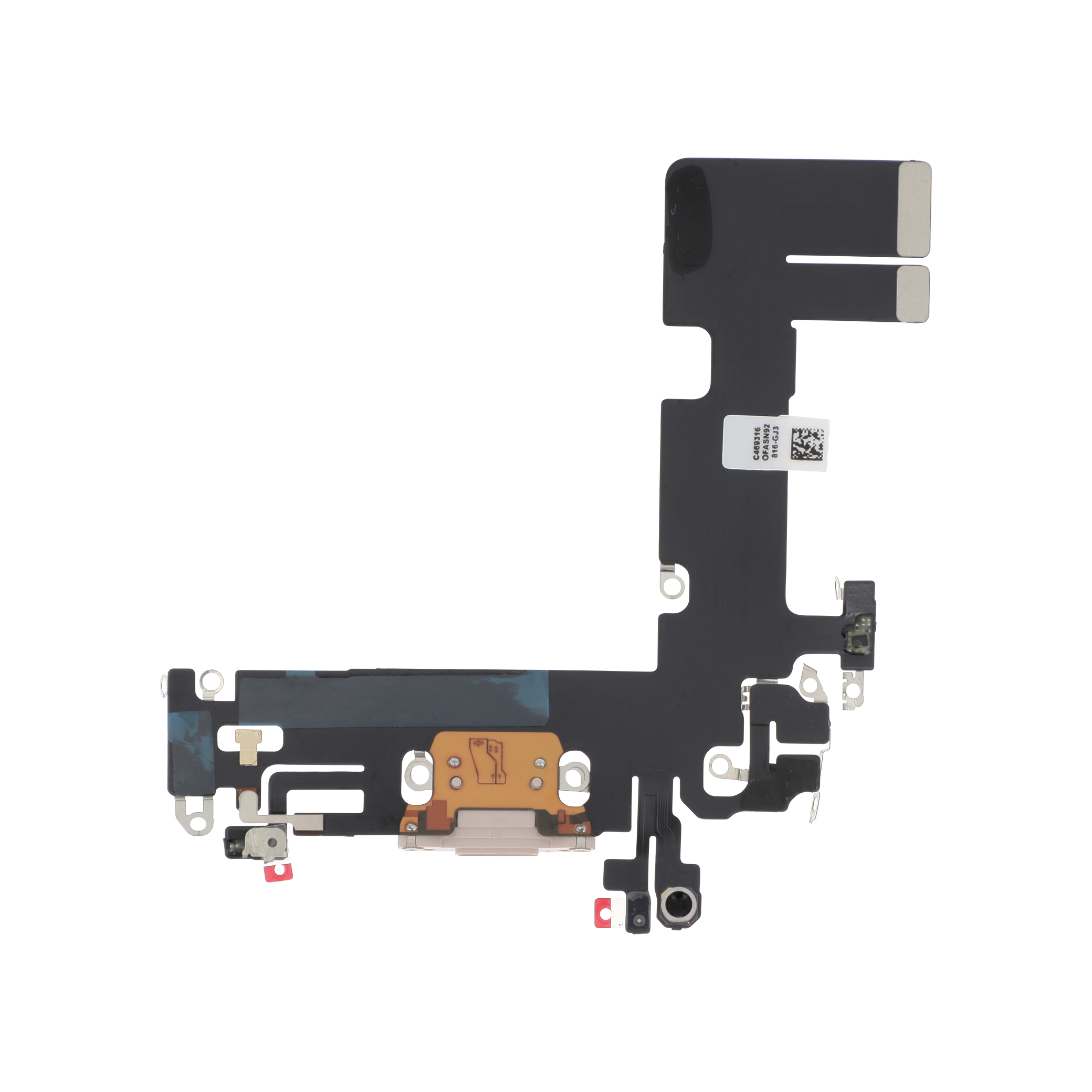 3701569394902-0001 Flex do Conector de Carga para iPhone 13 Rosa - Image 1
