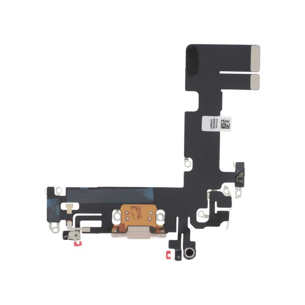 Flex do Conector de Carga para iPhone 13 Rosa - Compatível - SKU IP13-PI-CC