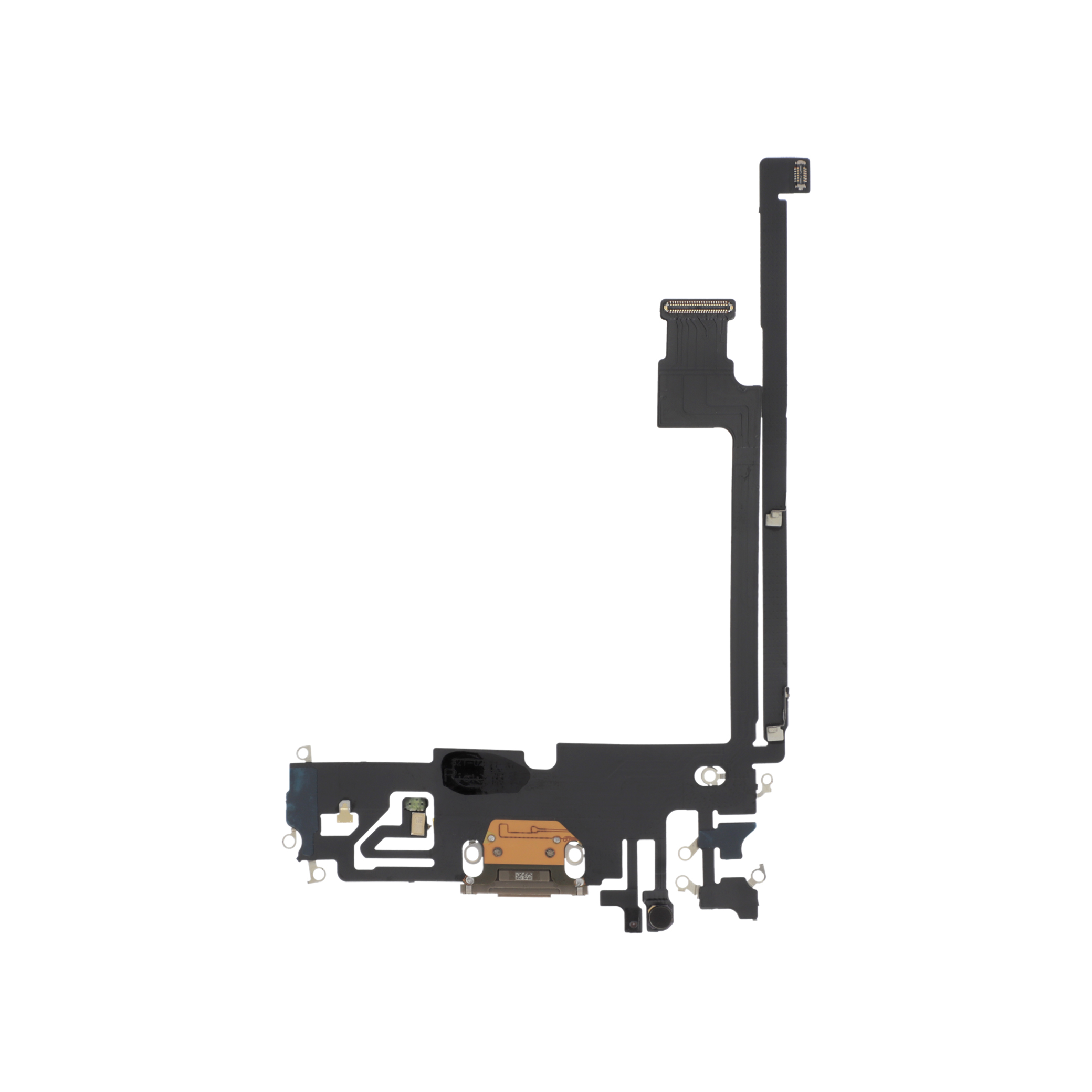 3701569394995-0000 Flex do Conector de Carga Dourado para iPhone 12 Pro Max - Image 1