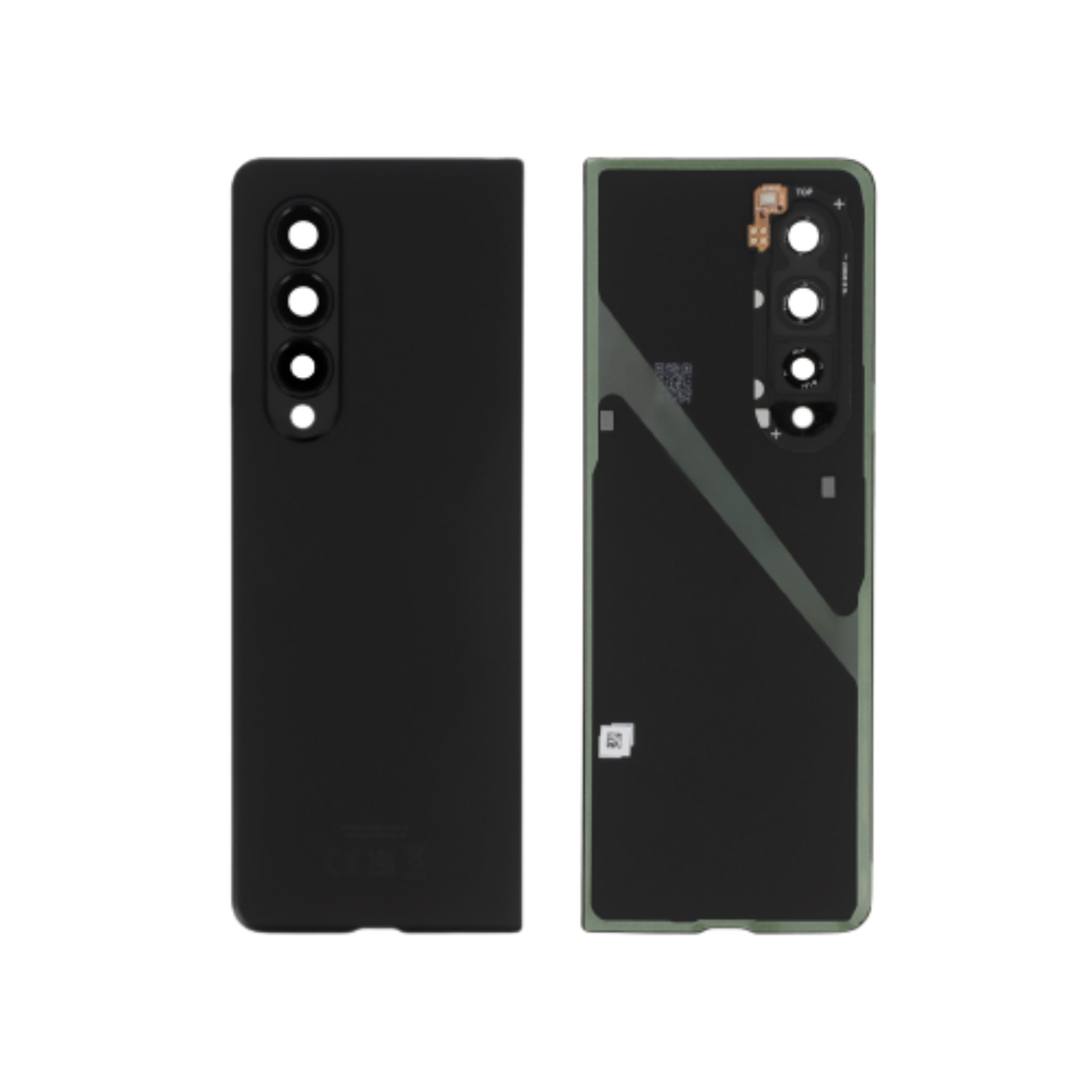 xr:d:DAFkkpWPD24:4,j:2875940415979775756,t:23060110 Tampa Traseira para Samsung Galaxy Z Fold3 5G (F926B) (Preta) (SERVICE PACK) - Image 1