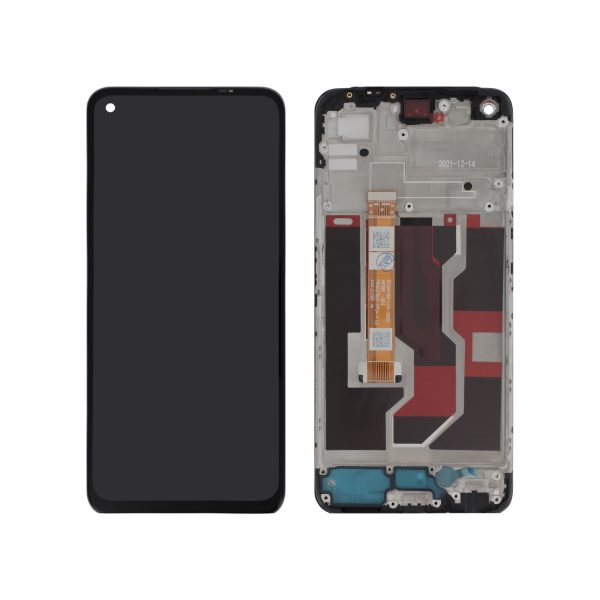 Ecrã Display para Oppo A96 — Preto (SERVICE PACK)