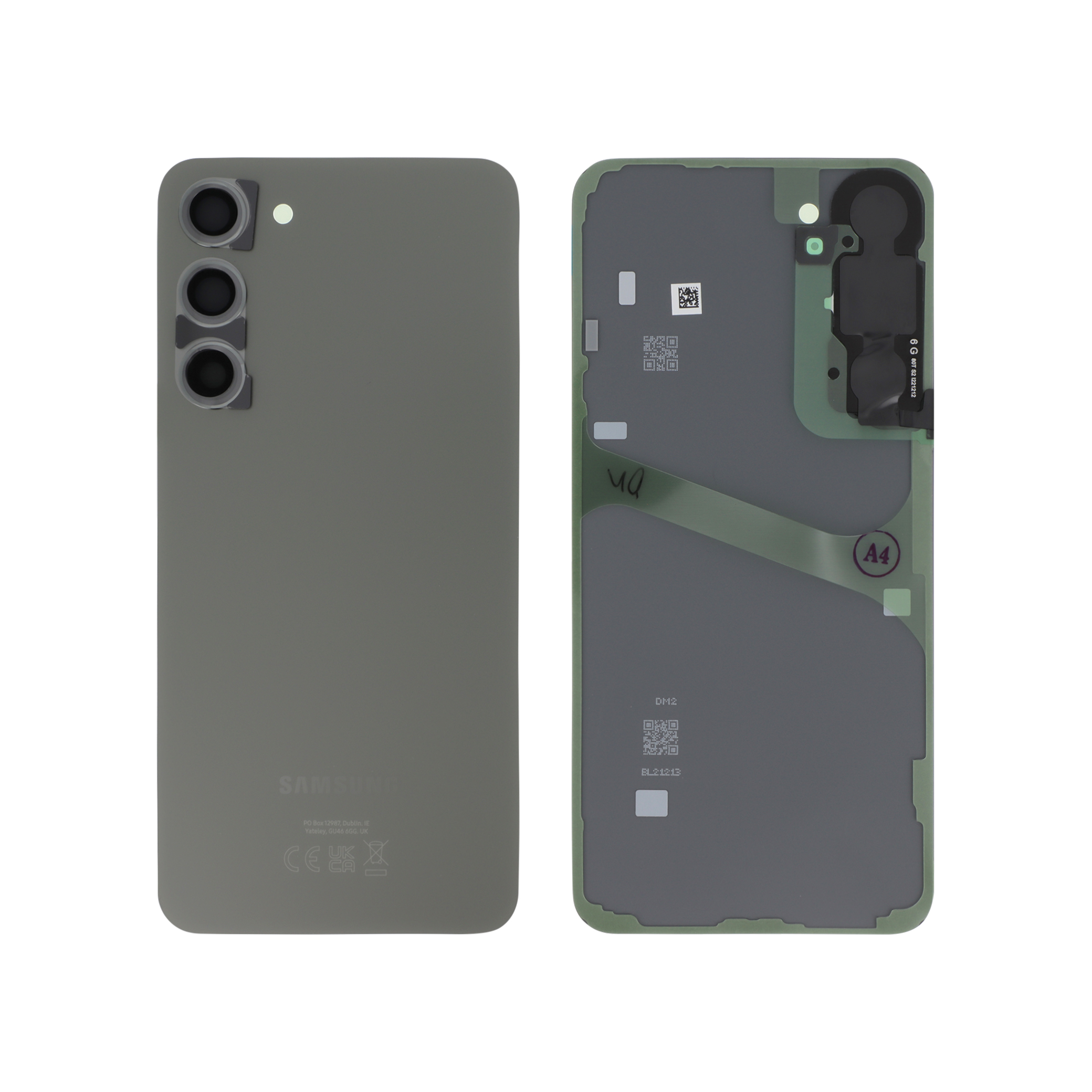 439110-0000 Tampa Traseira para Samsung Galaxy S23+ Verde (S916B) (SERVICE PACK) - Image 1