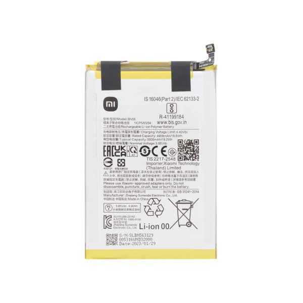Bateria BN56 para Xiaomi Redmi 9A/9AT/9C/10A (SERVICE PACK)