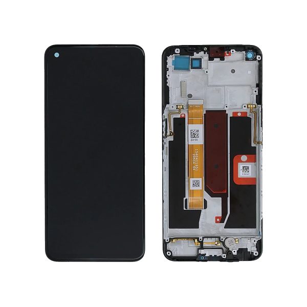 Ecrã Display para Oppo A74 5G / Oppo A54 5G - Preto (SERVICE PACK)