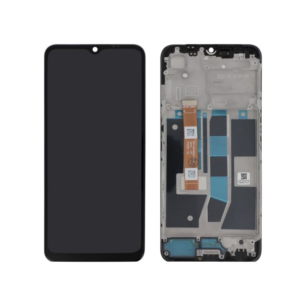 Ecrã Display completo para Oppo A16s (Preto) (SERVICE PACK)