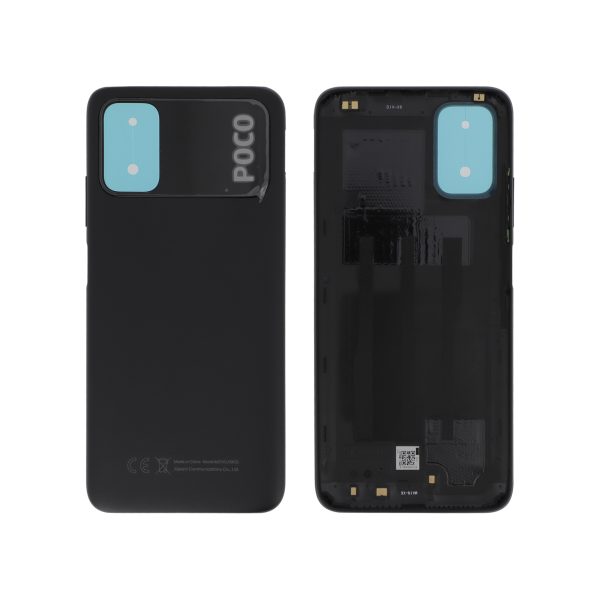 Tampa Traseira para Xiaomi Poco M3 - Preta - SKU 55050000L39X (SERVICE PACK)
