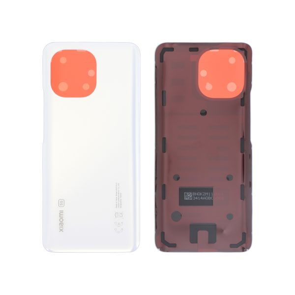 Tampa Traseira Branca para Xiaomi Mi 11 5G (SERVICE PACK)