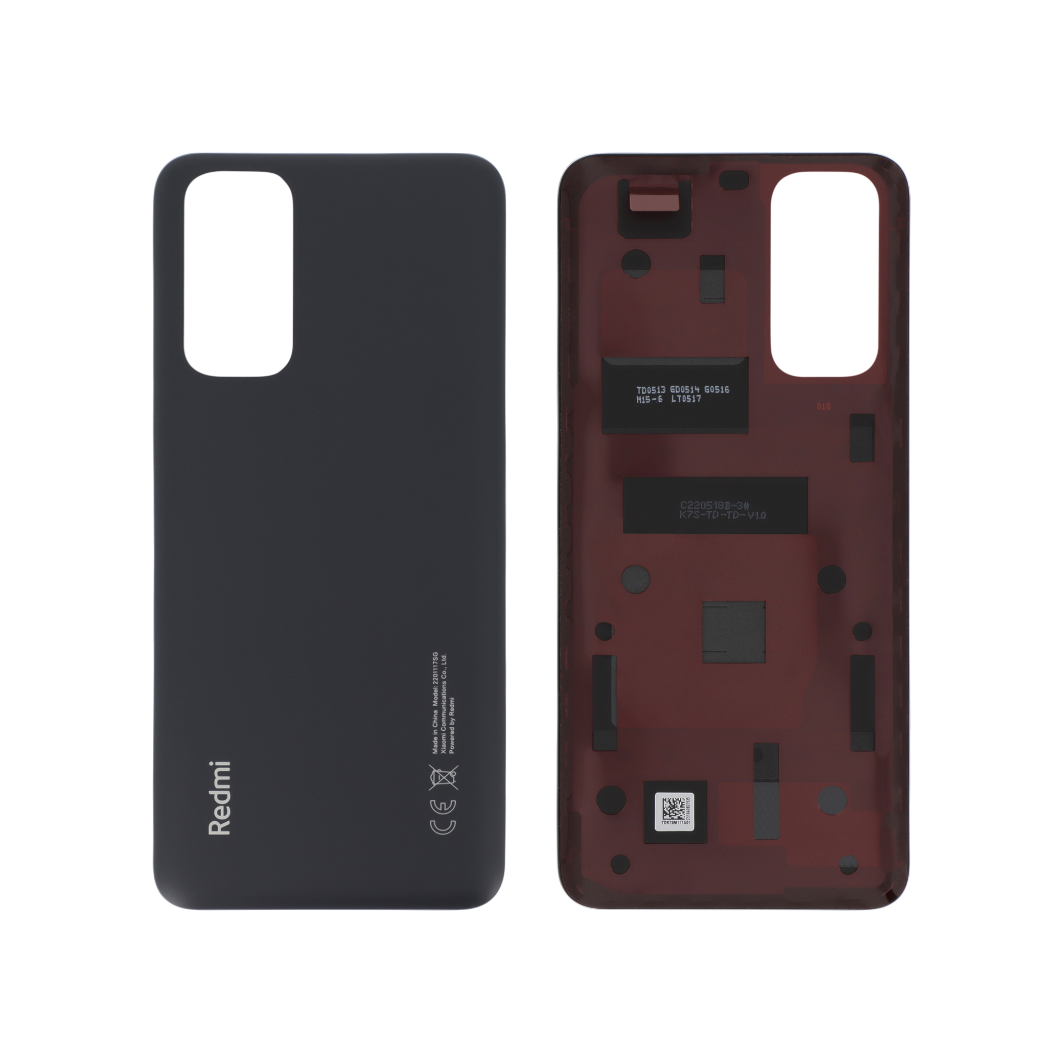 55050001tx9t-0000 Tampa Traseira Grafite para Xiaomi Redmi Note 11S (SERVICE PACK) - Image 1