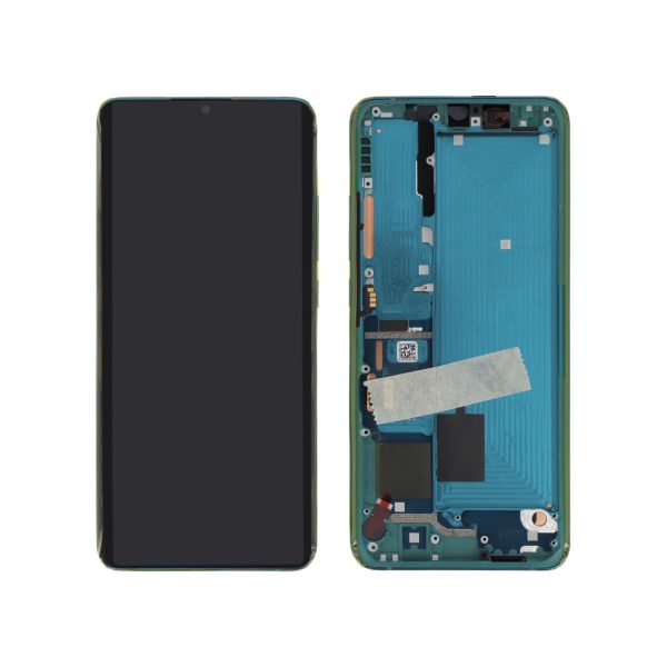 Ecrã Display Verde para Xiaomi Mi Note 10 / Mi Note 10 Pro - SKU 56000100F400 (SERVICE PACK)