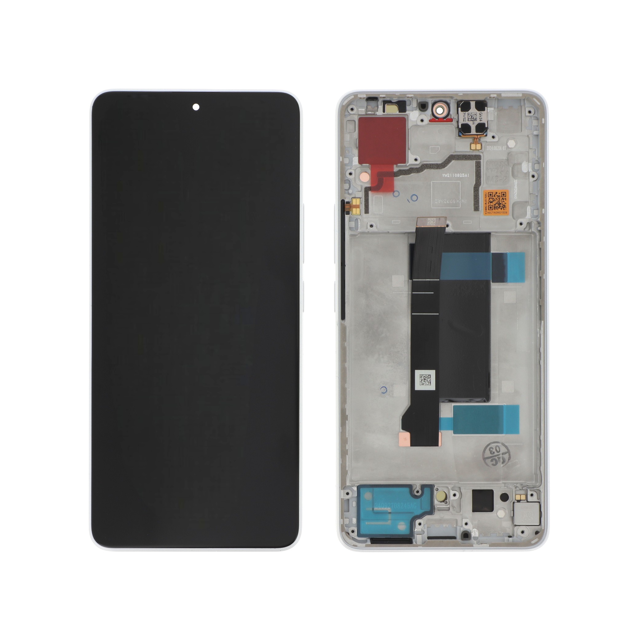 560001n16p00-0000 Ecrã Display para Xiaomi Poco X6 Branco (SERVICE PACK) - Image 1