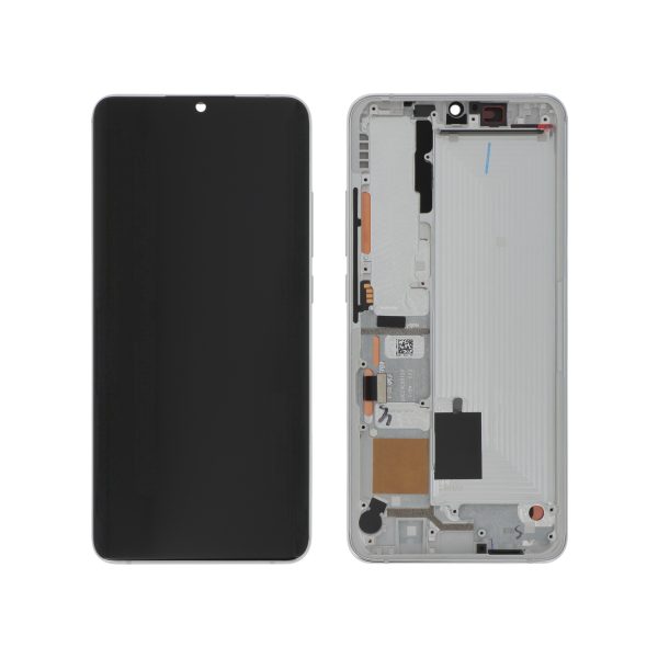 Ecrã Display completo Branco para Xiaomi Mi Note 10 / Mi Note 10 Pro (SKU 56000200F400) (SERVICE PACK)