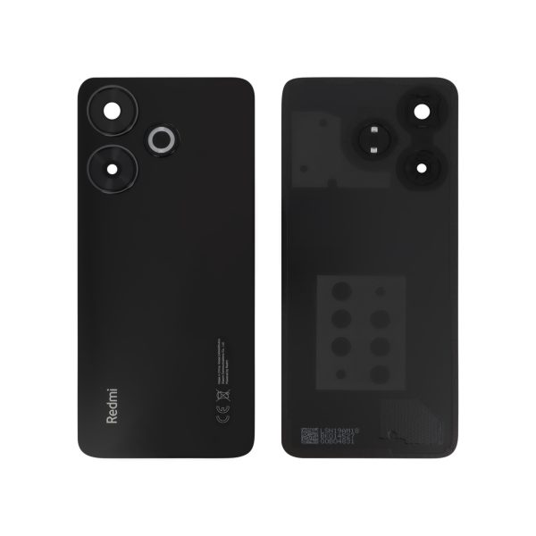 Tampa Traseira para Xiaomi Redmi 13 Preta (SERVICE PACK)