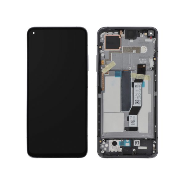 Ecrã Display completo preto para Xiaomi Mi 10T / Mi 10T Pro (SERVICE PACK)