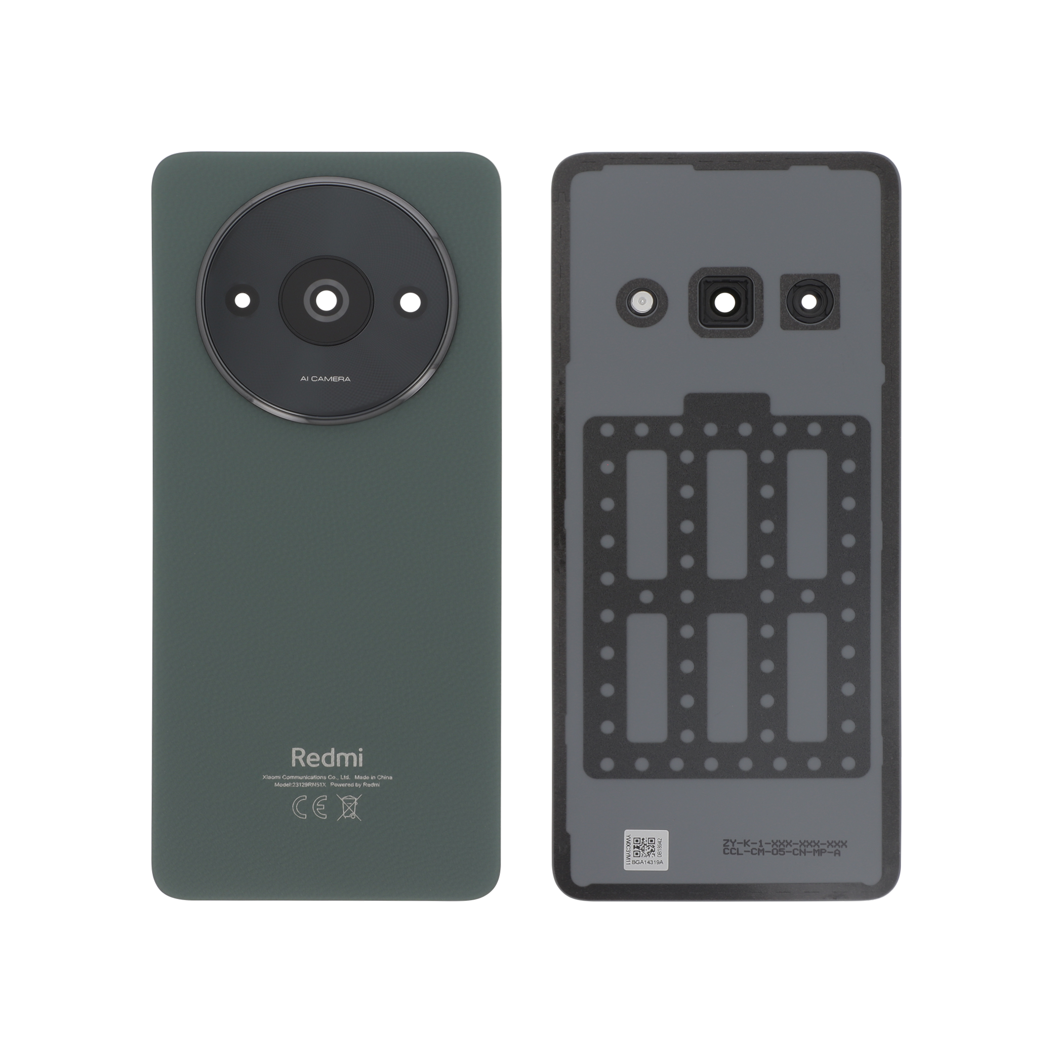 5600040c3y00-0000 Tampa Traseira para Xiaomi Redmi A3 Verde (SERVICE PACK) - Image 1