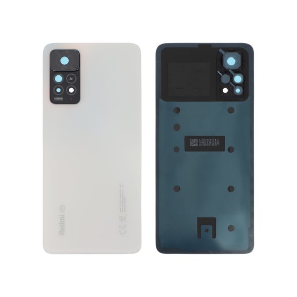 Tampa Traseira Branca Polar para Xiaomi Redmi Note 11 Pro 5G (SERVICE PACK)